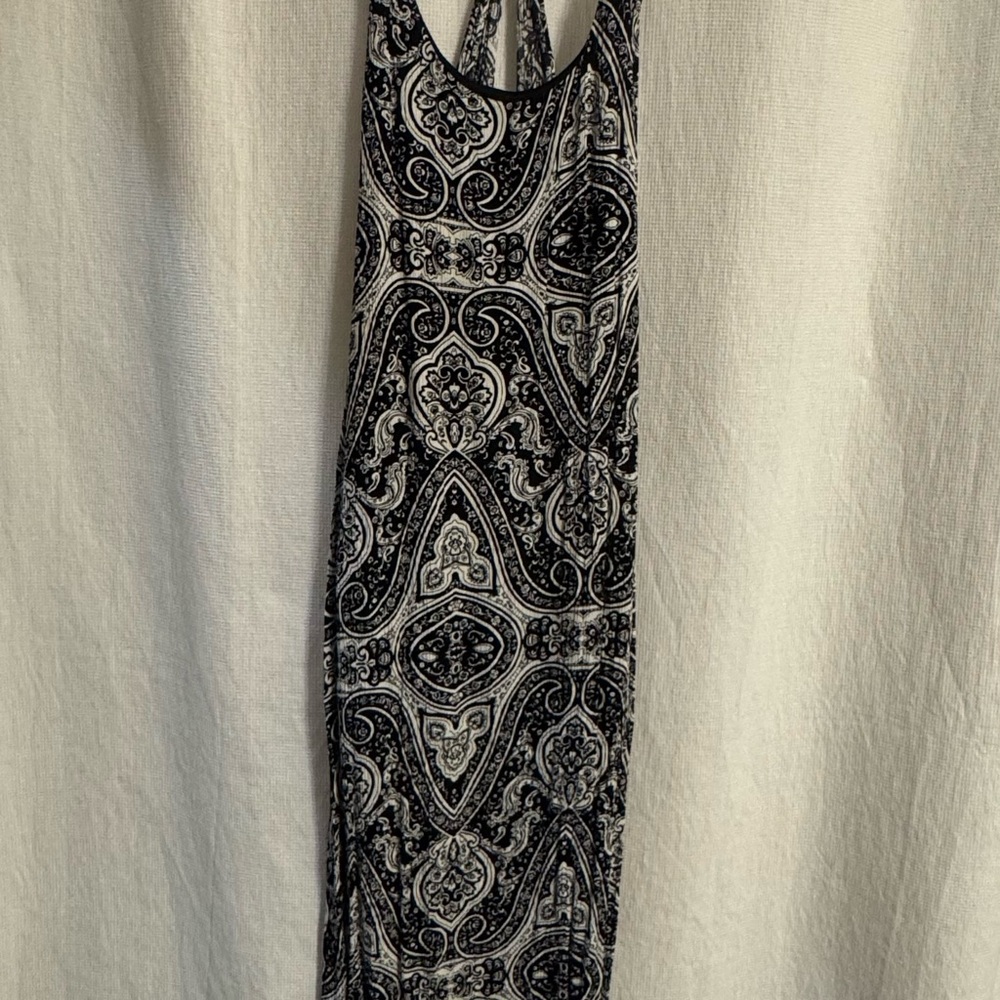 Charlotte Russe Black and White Backless Dress